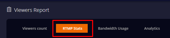 RTMP Stats