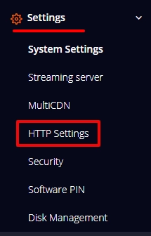 Livebox HTTPS settings