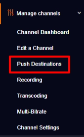 push destinations