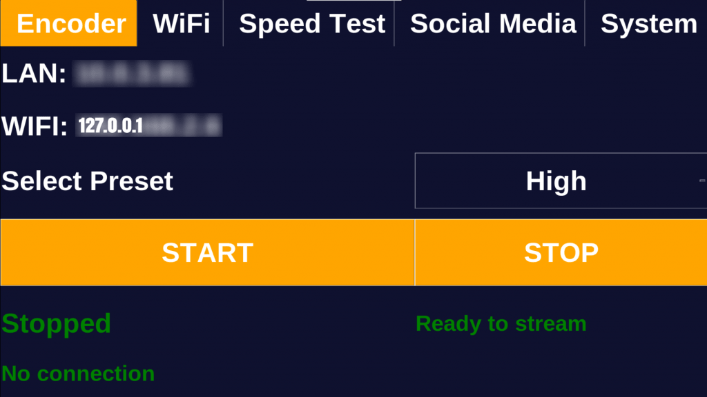 Instacast device from Livebox