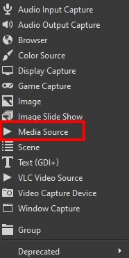 add media source