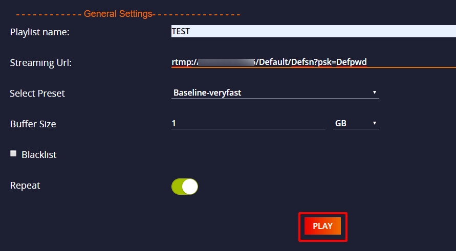 autostreaming playlists with YouTube video