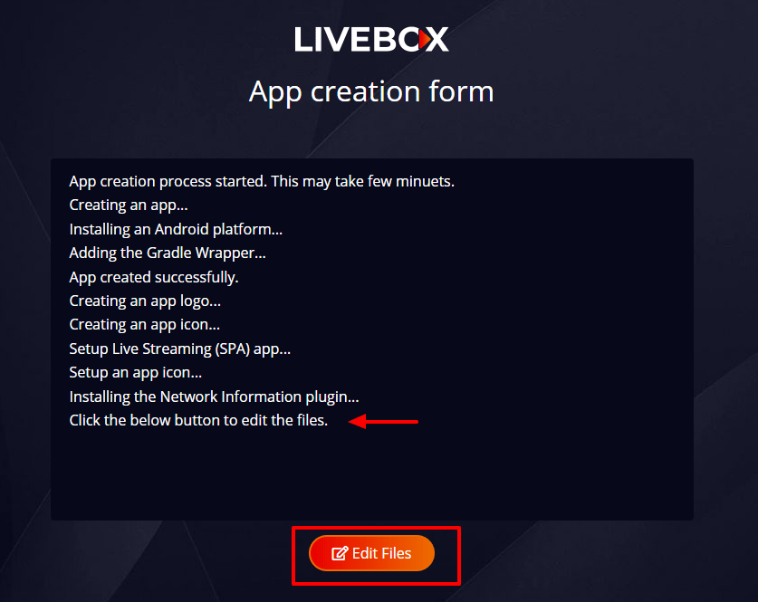 build apps using Livebox single page app