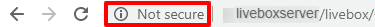 not secure site