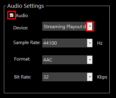 streaming-audio-settings