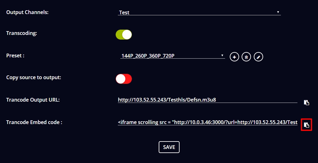 transcoding at multiple bitrates