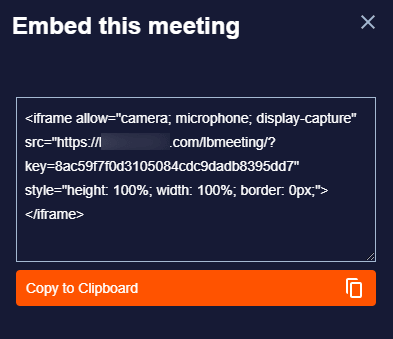 Livebox video conferencing