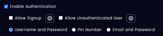 authentication for video conferencing members