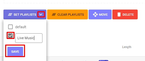 add playlist on your radio station