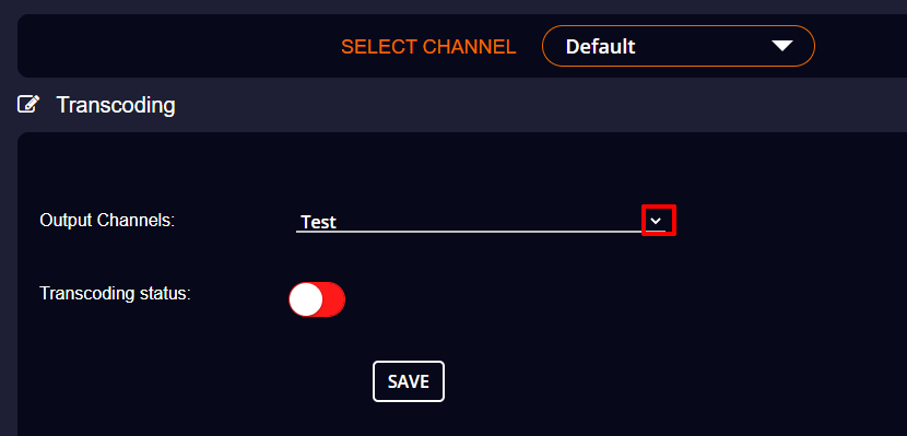 transcoding on Livebox