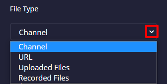 file type for adding playlist